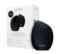 GESKE Sonic Facial Brush 5 in 1 | Face Exfoliator Soft Silicone Brush | SmartAppGuided™ | Vibrating Electric Facial Cleansing Brush | Face Massager | Lymphatic Drainage
