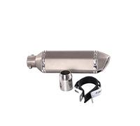 GESMOS Motorcycle Exhaust Pipe For SUZUKI For Drz 400 For Sm For Burgman 125 For Bandit 1200 For Burgman 400 51MM Motorcycle Exhaust Motocross Muffler Silencer Exhaust Pipe(D)