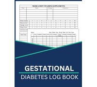 Gestational Diabetes Log Book: Daily Blood Sugar and Food Tracker