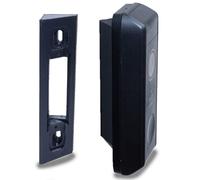 Gestech 45° Corner Angle Mount for Eufy Video Doorbell E340, S210, 2K Wired, Wireless and 1080p Grade Models T8200/T8203/T8210/T8212/T8222 Angled Wall Bracket Wedge for Improved Viewing Angle - Black