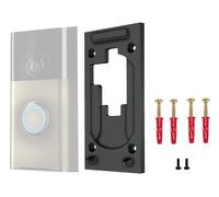 GESTECH Replacement Wall Mount Bracket Back Plate and Fittings for 2nd Generation Battery Doorbell 2020 Model 2nd Gen (2nd Generation Only), 6mm Thickness Spacer