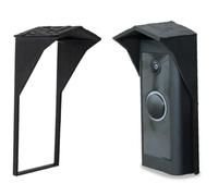 Gestech RingDoorbell Wired (5AT3T5) Slide On Rain Weather Cover Protector Anti Glare Only for Smaller RingWired Doorbell | Sturdy Design | Push Fit | No Drill (Tiled Effect Roof)