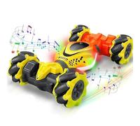 Gesture RC Car, 2026 New 4WD Transform Off-Road Stunt Car with Gesture & Remote Control, 360° Flips Drift Vehicle with LED Lights Music, All Terrain Toy Cars Gifts for Boys Girls Age 6-12