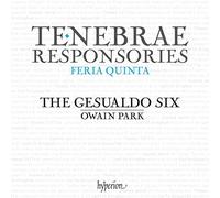 GESUALDO SIX / PARK - GESUALDO TENEBRAE RESPONSORIES FOR MAUNDY - CD - F99z