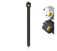 Gesuche Lovely Duck Design Apple Pencil Case,Silicone Soft Protective Cover Accessories Compatible with iPencil 2nd Gen,Shockproof and Anti-Fall iPencil Case Sleeve Soft Grip Pouch Holder (Black)