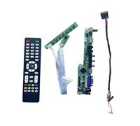 GESXNPBN Compatible For HB140WX1-100/200/300/400/500 40Pin LVDS 1366x768 14" HDMI+VGA+AV+USB Laptop Screen Analog TV Driver Controller Board Kit DIY(For HB140WX1-101)