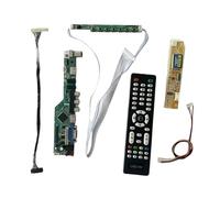 GESXNPBN Compatible For LP156WH1 M156NWR1 N156B3 Controller Driver Board DIY Kit 1CCFL AV+HDMI+VGA+IR+USB TV Analog LCD Display 1366 * 768 30-Pin LVDS(For LP156WH1(TL)(A2))