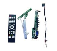 GESXNPBN DIY Kit Controller Driver Board Compatible For B173RW01 V0/V1/V2/V3/V4/V5 TV Analog USB+AV+VGA+HDMI 1600x900 LVDS 40Pin Laptop Matrix 17.3"(For B173RW01 V.0)