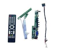 GESXNPBN Kit Controller Driver Board Compatible For HSD101PFW2-B00 HSD101PFW4-A00 USB+AV+VGA+HDMI Laptop Matrix 10.1" TV Analog LVDS 40 Pin 1024x600(For HSD101PFW2-A02)