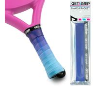 GET A GRIP Padel Racket Overgrip Tape, Anti-Slip, Quick-Drying, Precut Grip | Precut pickleball overgrip tape, anti-slip, also fits padel and tennis; colourful designs, great pickleball gifts.