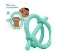 Frida Baby Get-A-Grip Teether, Multi Texture Teething Toy for Babies, Suitable for Infants and Babies, Easy to Hold, 100% Food-Grade Silicone, BPA-Free, PVC-Free