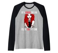Get A Redhead They Said It'll Be Fun They Said Funny Redhead Raglan Baseball Tee