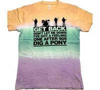 Get Back Gradient Dip Dye T-Shirt The Beatles Multi XL