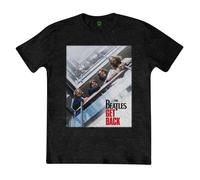 Get Back Poster Cotton T-Shirt The Beatles Black XL