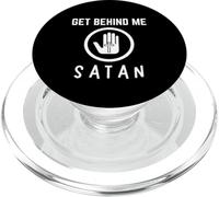 "GET BEHIND ME SATAN" Funny Gift PopSockets PopGrip for MagSafe