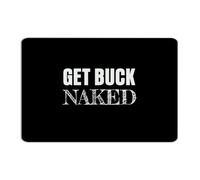 Get Buck Naked Metal Sign 8x12 Inch Funny Novelty Home Entryway Coffee Bar Wall Décor Garage Signs Wall Art Plaques for Backyard