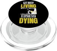 Get Busy Living or Get Busy Dying PopSockets PopGrip for MagSafe