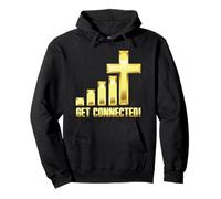 Get Connected Wifi Connection God Christian Pullover Hoodie
