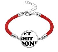 get d Words Quotes Design Lucky Red String Bracelet Rope Bracelet Handmade