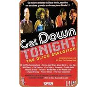 Get Down Tonight: The Disco Explosion - Vol. 1 Film Movie Poster Retro Metal Tin Sign Wall Home Wall Art Metal Tin Sign,cave,bar,Club, Metal Tin Sign 8x12 Inches