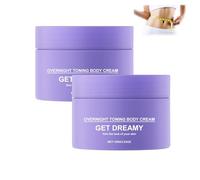 Get Dreamy Overnight Toning Whip, Hydration Anti-wrinkle, Skin Tightening Cream, Helps Targets the Appearance Of Loose Skin, Body Firming Cream Cellulite Remover for Legs and Body (2PCS)