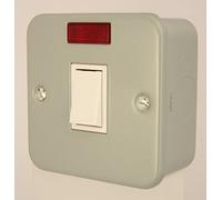GET Exclusive Metalclad - GMCS20SN - 20a 1 Gang Double Pole Switch + Neon