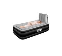 Get Fit Blow Up Air Bed With Built In Electric Pump & Free Inflatable Pillow in Grey | Size: Double Get Fit Grey Double