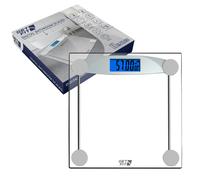 Get Fit Digital Weighing Bathroom Scale LCD Display, Automatic On/Off - 29x29cm - Clear - Smart Scale