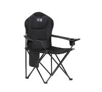 Get Fit Premium Foldable Thick Padded Camping Chair - Cup Holder, Carry Bag in Black | Size: Double Get Fit Black Double