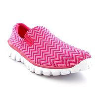 Get Fit Women’s Slip-On Walking Shoes - Lightweight Breathable Trainers with Memory Foam - Casual Work Sneakers - Comfortable Gym, Travel & Everyday Wear - Navy - UK6/EU47