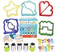 GET FRESH Sandwich & Veggie Cutter Set with 5 Shapes, 20 Pieces - Includes Cookie Cutters, Bento Decorations, Durable, Food Grade, Dishwasher Safe