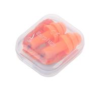 Get Fresh Soft Silicone Wired Ear Plugs Noise Reduction Earmuffs Hearing Protection Boxed with Line Anti-Noise Earplugs Orange