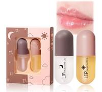 Get Fuller, Hydrated Lips with 2-Piece Lip Plumper Set: Plumping Lip Gloss and Serum Kit for Makeup Beauty (Set A)