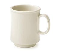 Get G.E.T. Enterprises 8 oz. Ivory Stacking Mug, Break Resistant, Cups & Mugs TM-1308-IV-EC (Pack of 4)