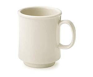 Get G.E.T. Enterprises 8 oz. Ivory Stacking Mug, Break Resistant, Cups & Mugs TM-1308-IV-EC (Pack of 4)