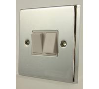 GET GEP1522WPC - Exclusive Decorative - 6ax Two Gang Two Way Switch