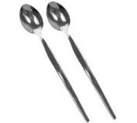 Get Goods 2 Latte Spoons, stainless_steel, 8, W4 x D3 x H20cm