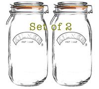 Get Goods Clip Top Round Jar 2 Litre, 34.2 x 26.2 x 12.8 cm