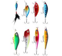 Get Hooked on This Comprehensive 8 pcs of & Effective Freshwater & Saltwater Lures