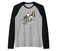 Get iced Coffee for the Rooster in This Cool Night City Raglan Baseball Tee