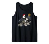 Get iced Coffee for the Rooster in This Cool Night City Tank Top