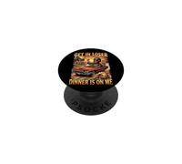 Get In Loser Dinner Is On Me Christian Meme Bible Humor PopSockets Adhesive PopGrip