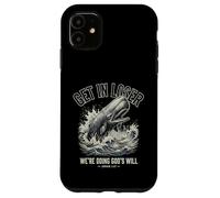 Get in Loser Doing Gods Will Jonah Bible Verse Christian Case for iPhone 11
