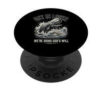 Get in Loser Doing Gods Will Jonah Bible Verse Christian PopSockets Adhesive PopGrip