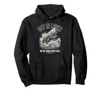 Get in Loser Doing Gods Will Jonah Bible Verse Christian Pullover Hoodie