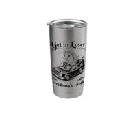 Get in Loser Everything’s Forked Unicorn Dark Humor Stainless Steel Insulated Tumbler