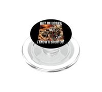 Get In Loser I Know A Shortcut Funny Moses Christian Joke PopSockets PopGrip for MagSafe