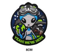GET in Loser I Want to Leave Space Embroidered Patch Hook & Loop