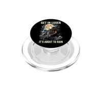 Get In Loser It's About To Rain Noahs Ark Funny Bible Joke PopSockets PopGrip for MagSafe