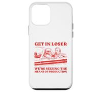Get In Loser Karl Marx Friedrich Engels Socialist Communist Case for iPhone 12 mini